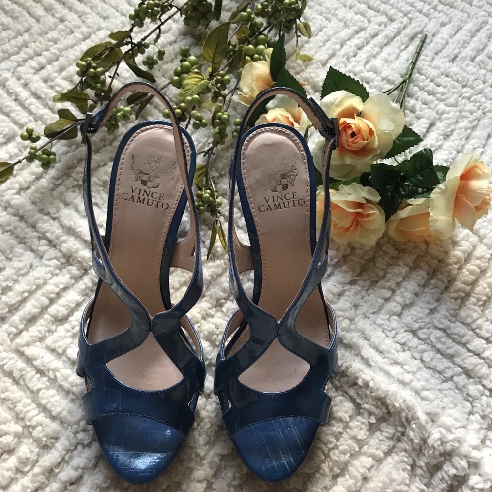 Blue High Heels